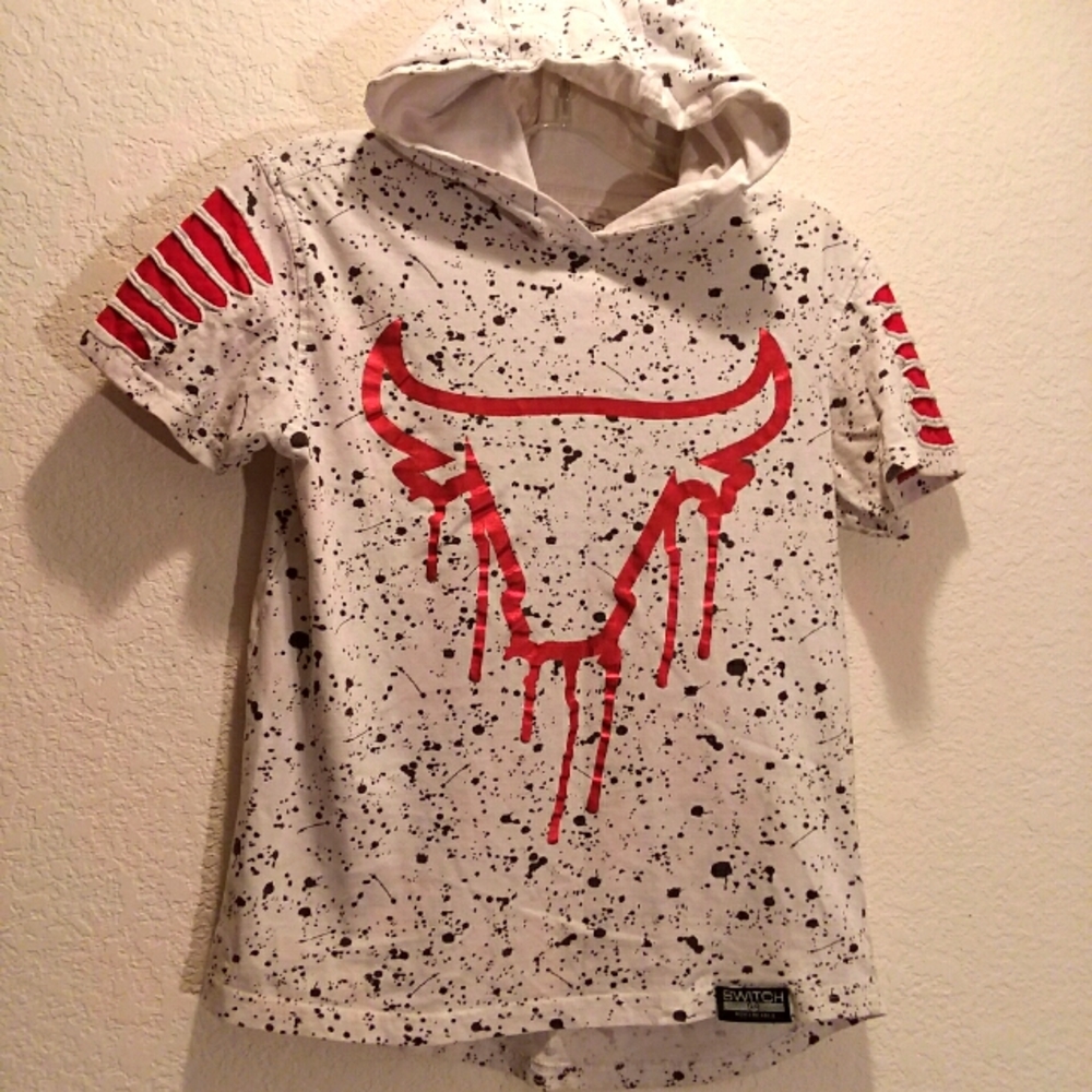 3 for $15 Switch Splatter Bull Hooded Tee